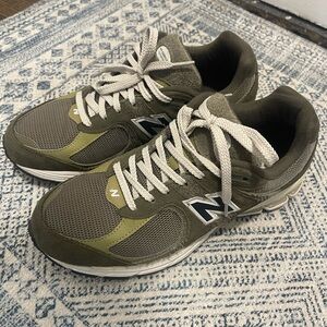 New Balance Men's Khaki and Olive Sneakers